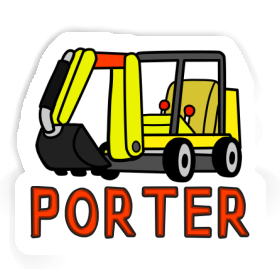 Aufkleber Porter Minibagger Image