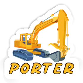 Excavator Sticker Porter Image