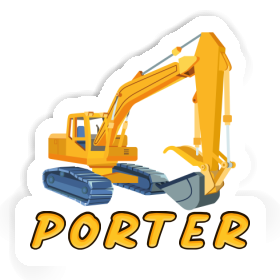 Porter Sticker Excavator Image