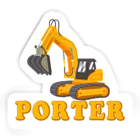 Sticker Porter Excavator Image