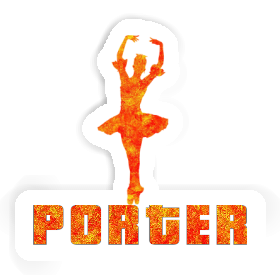Ballerina Sticker Porter Image