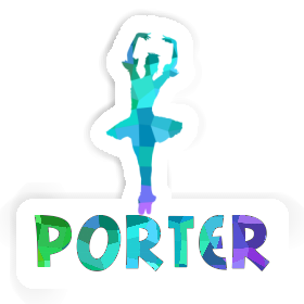 Sticker Ballerina Porter Image