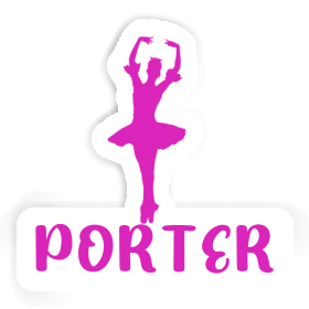Ballerina Aufkleber Porter Image