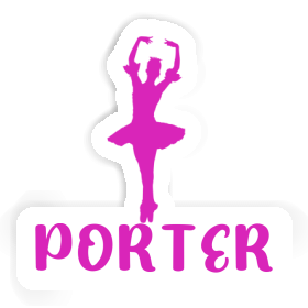 Aufkleber Ballerina Porter Image