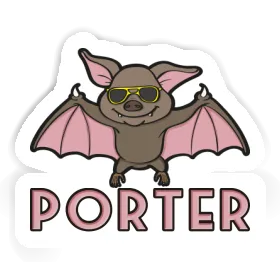 Porter Sticker Bat Image