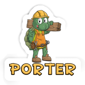 Sticker Porter Construction worker Image