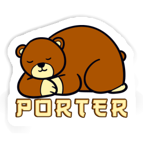 Sticker Porter Bear Image