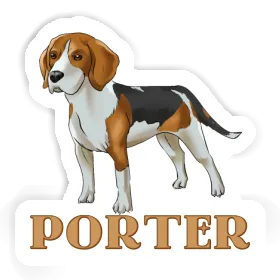 Porter Autocollant Beagle Image