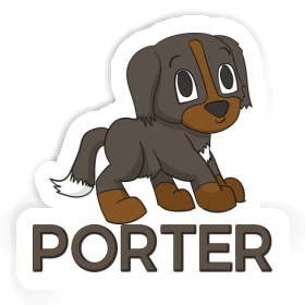 Sticker Bernese Mountain Dog Porter Image