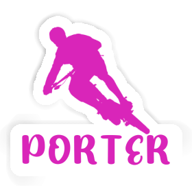 Porter Autocollant Vététiste Image