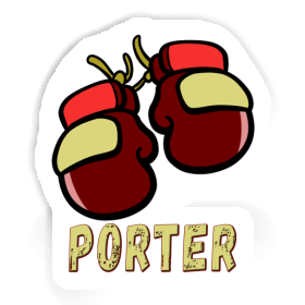 Gant de boxe Autocollant Porter Image