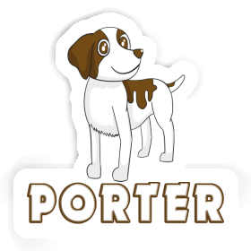 Porter Autocollant Bretagne chien Image