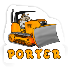 Sticker Porter Bulldozer Image