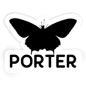 Porter Aufkleber Sommervogel Image