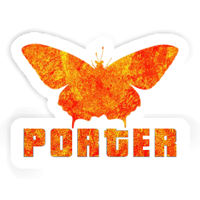 Sticker Porter Butterfly Image