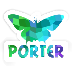 Butterfly Sticker Porter Image
