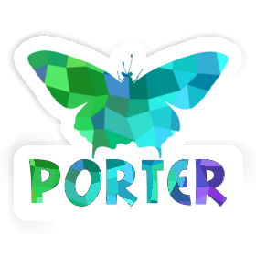 Sticker Butterfly Porter Image