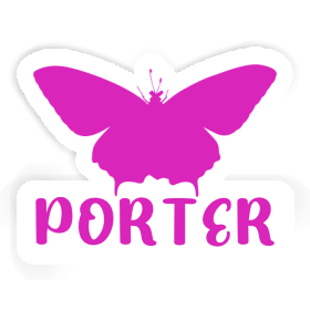 Butterfly Sticker Porter Image