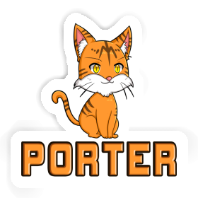 Aufkleber Porter Katze Image