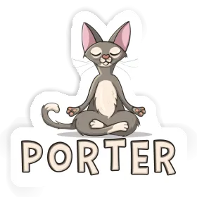 Porter Autocollant Chat Image