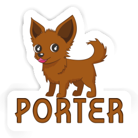 Porter Autocollant Chihuahua Image