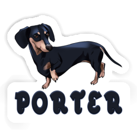 Dachshund Sticker Porter Image