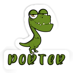 Sticker Porter Dinosaur Image