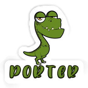 Sticker Dinosaur Porter Image