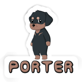 Porter Aufkleber Rottweiler Image