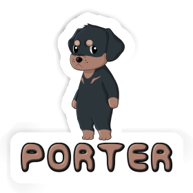 Rottweiler Sticker Porter Image