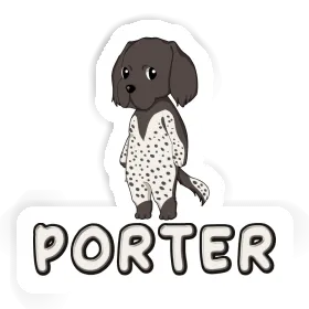 Sticker Porter Small Munsterlander Image