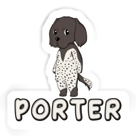 Sticker Kleiner Münsterländer Porter Image