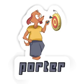 Sticker Porter Darts Player Image