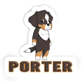 Sticker Porter Dog Image