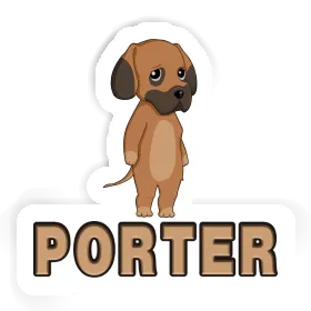 Sticker Porter Deutsche Dogge Image