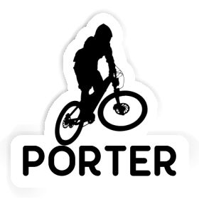 Downhiller Autocollant Porter Image
