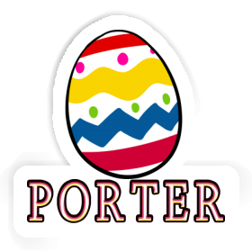 Sticker Easter Egg Porter Image