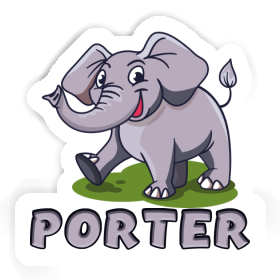 Aufkleber Porter Elefant Image