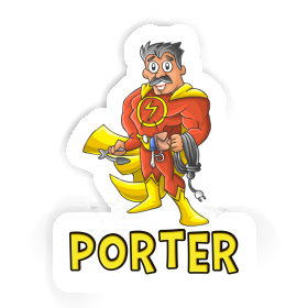 Porter Aufkleber Elektriker Image