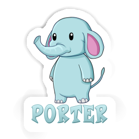 Sticker Porter Elephant Image