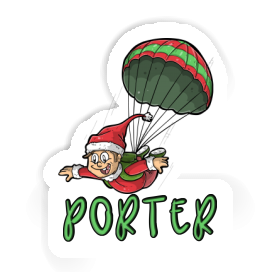 Porter Sticker Skydiver Image