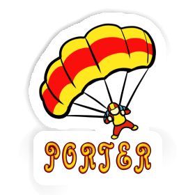 Porter Aufkleber Fallschirm Image