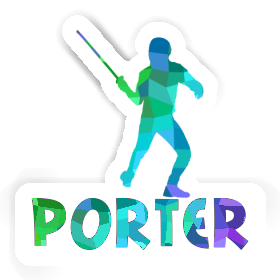 Sticker Porter Fencer Image