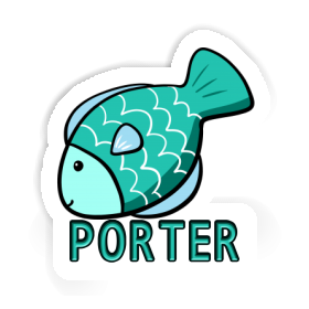 Sticker Porter Fisch Image