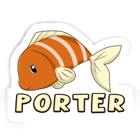 Porter Aufkleber Fisch Image