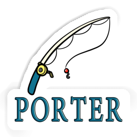 Porter Sticker Angelrute Image