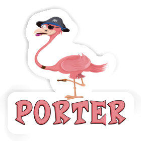 Sticker Porter Flamingo Image