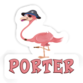 Porter Sticker Flamingo Image