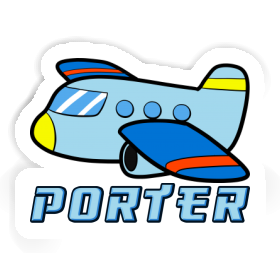 Sticker Airplane Porter Image