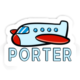 Flugzeug Sticker Porter Image